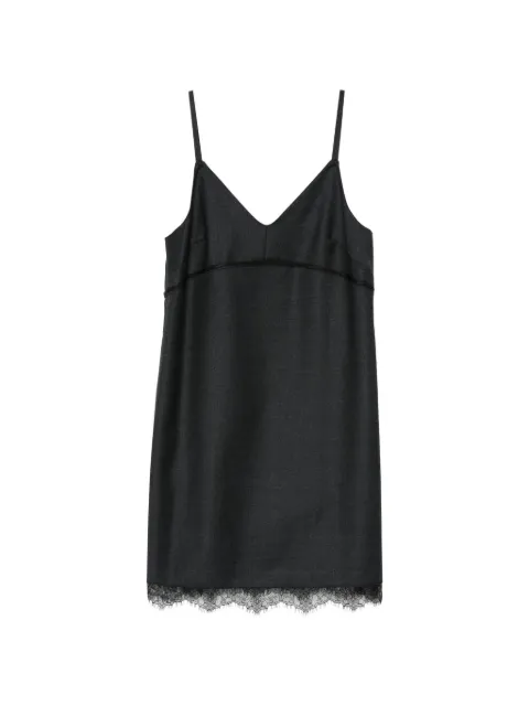 Tela lace-trim slip mini dress