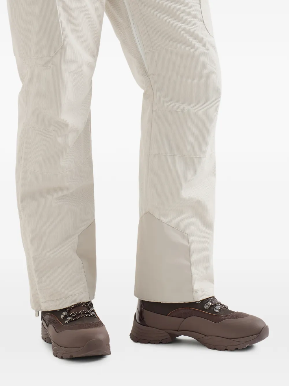 Brunello Cucinelli shearling-lined panelled boots Bruin