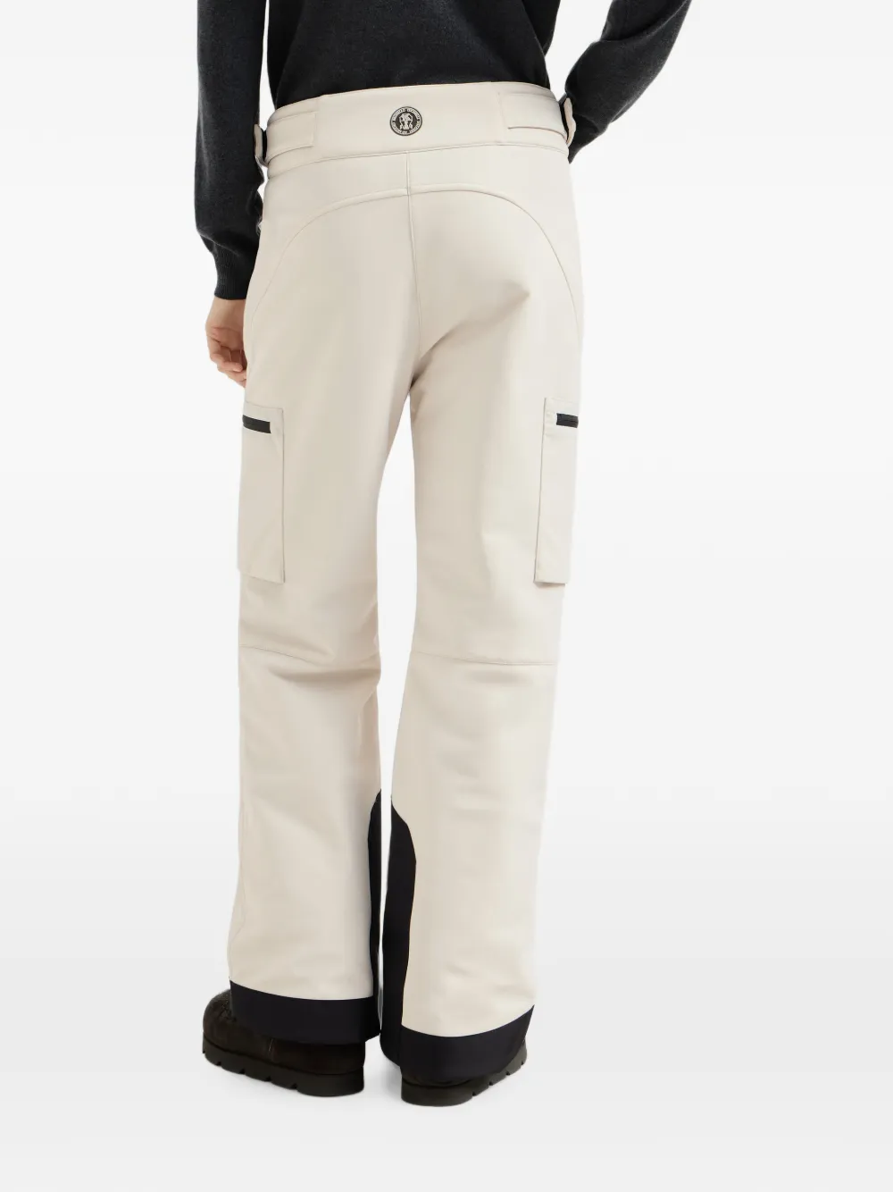 Brunello Cucinelli Bergbroek van gelamineerde technostof Beige