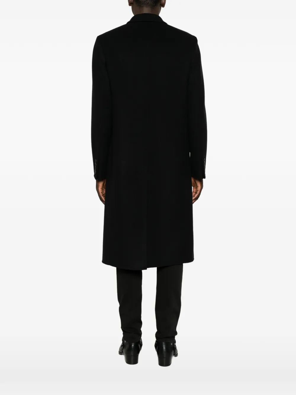 Saint Laurent Jas met dubbele rij knopen Zwart