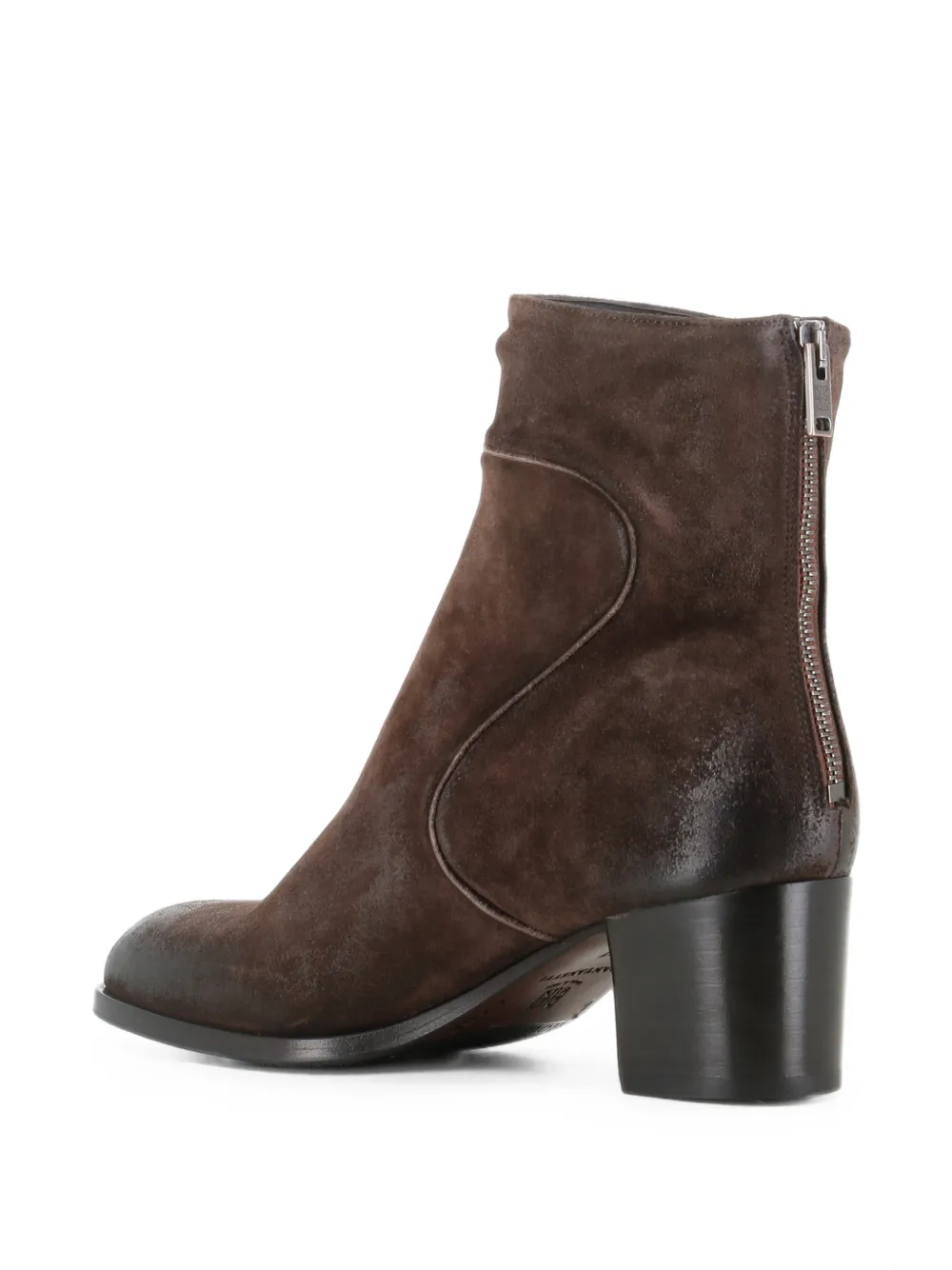 Pantanetti distressed-effect ankle boots Bruin