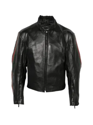 Gucci（グッチ）メンズ レザージャケット - FARFETCH