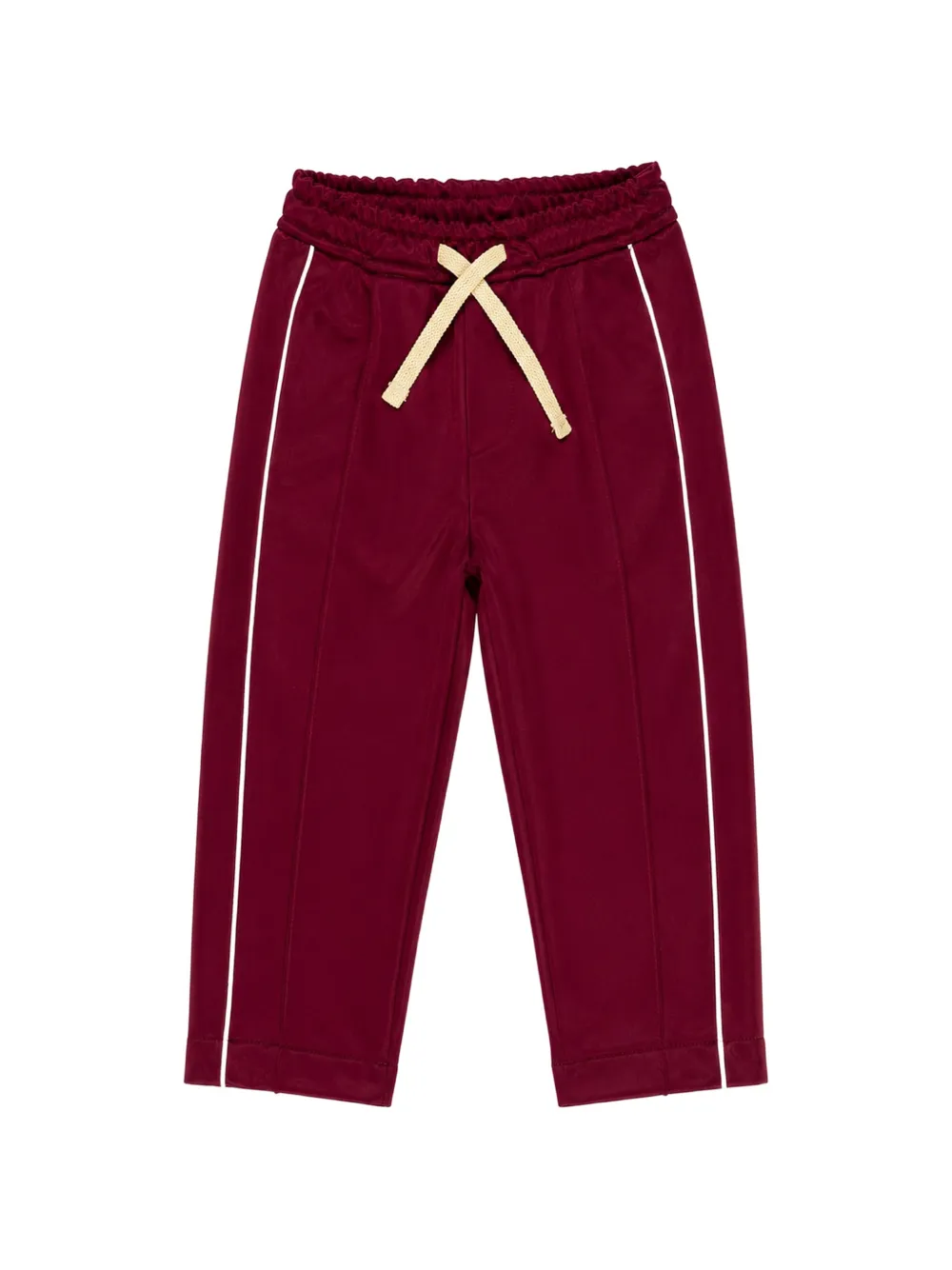 Miss Grant Kids side-stripe drawstring track pants - Rosso