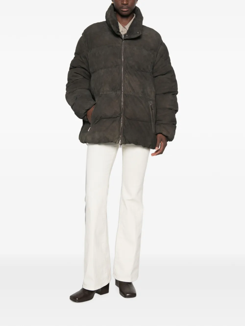 Giorgio Brato Jack met rits Bruin