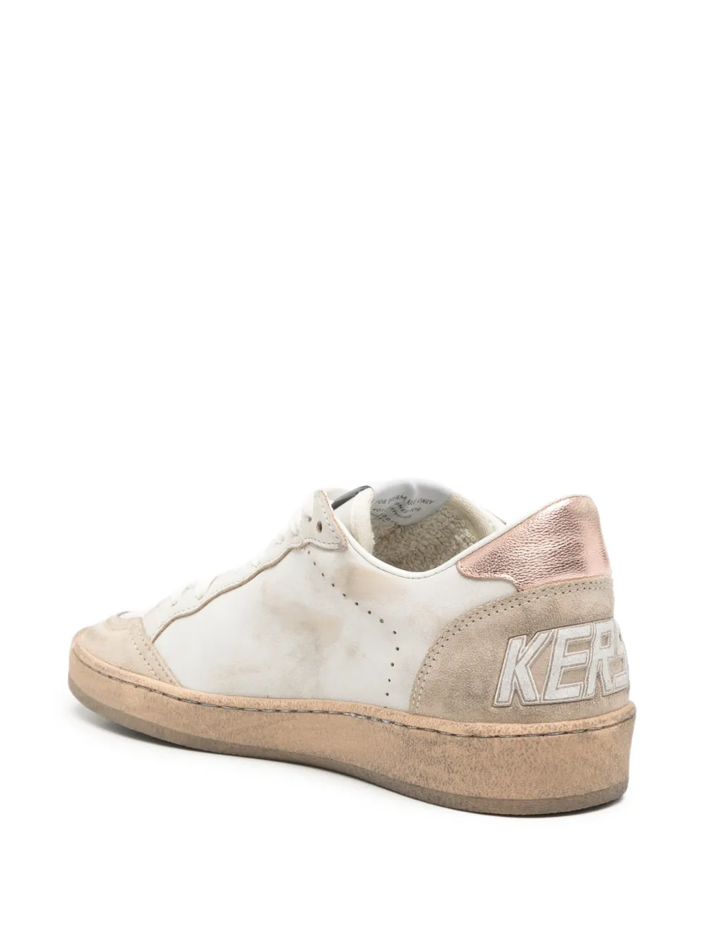 Golden Goose Ball Star distressed-effect sneakers Beige