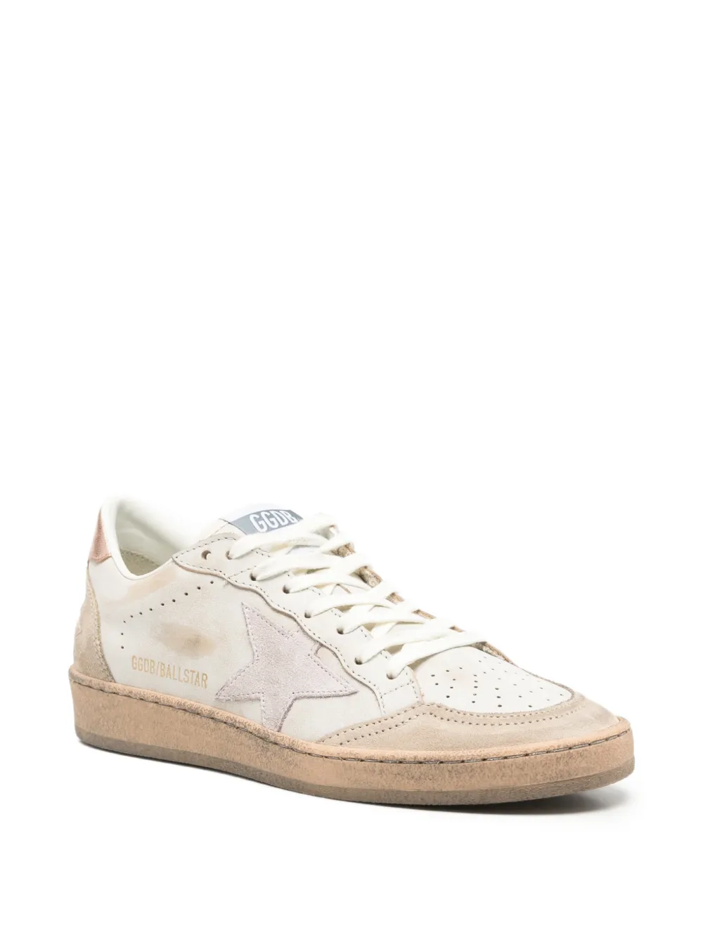 Golden Goose Ball Star distressed-effect sneakers Beige