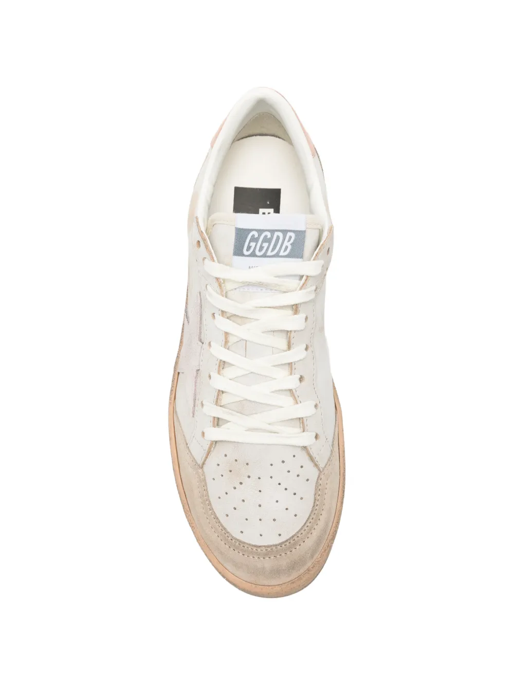 Golden Goose Ball Star distressed-effect sneakers Beige