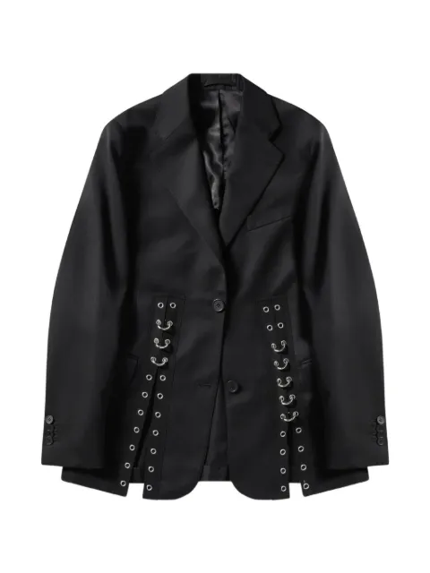 Simone Rocha chaqueta con ojales y aberturas
