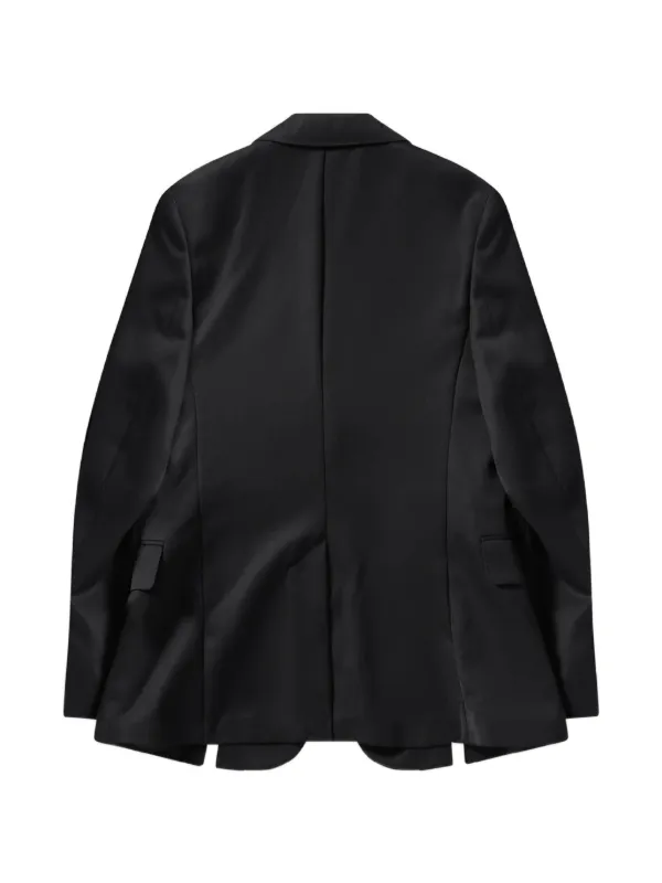ウ*ン様 simone rocha テーラードジャケット ブラック UK8 Simone Rocha Grommet eyelet-embellished cut-out Jacket | Black