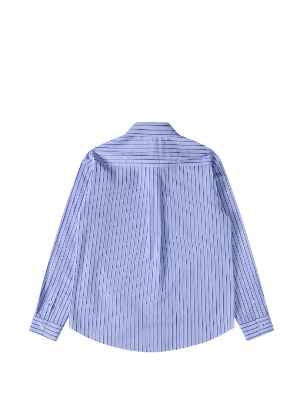 Simone Rocha Gestreept overhemd verfraaid met parels Blauw