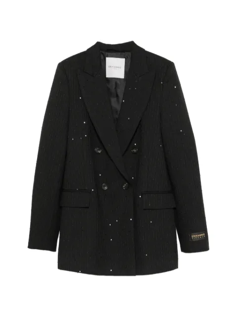 ERMANNO FIRENZE sequin-embellished pinstripe blazer