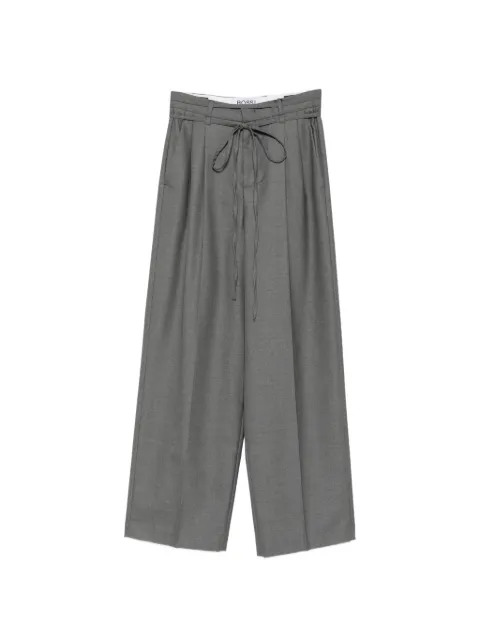 ROSSI Noa Belt pleated tie-waist trousers