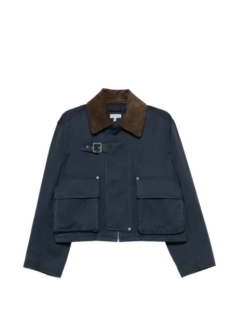 LOEWE buckle-detail flap-pockets jacket