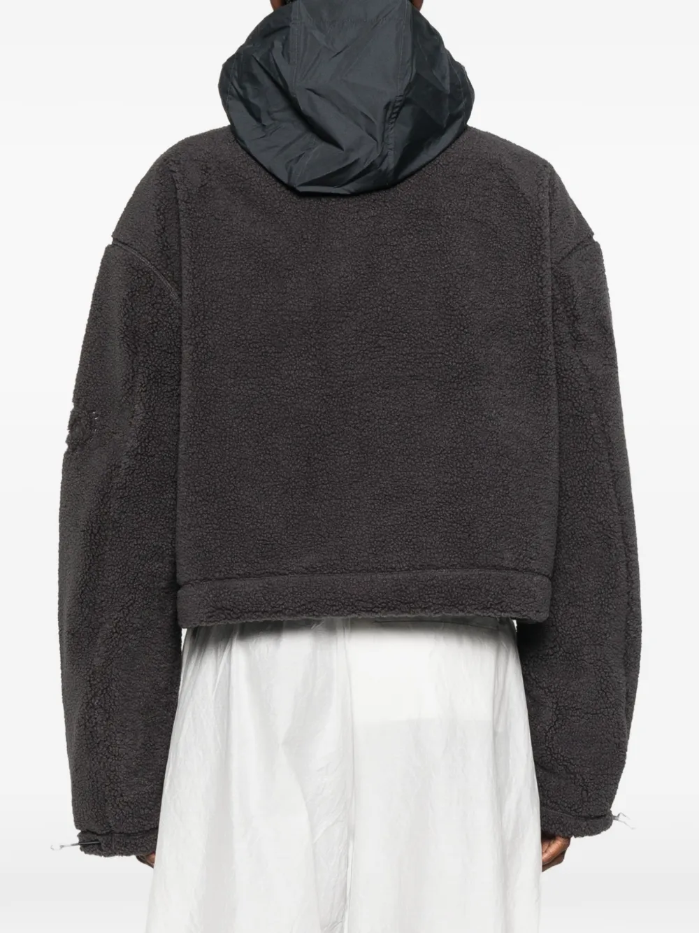 adidas x Stella McCartney fleece hoodie Grijs
