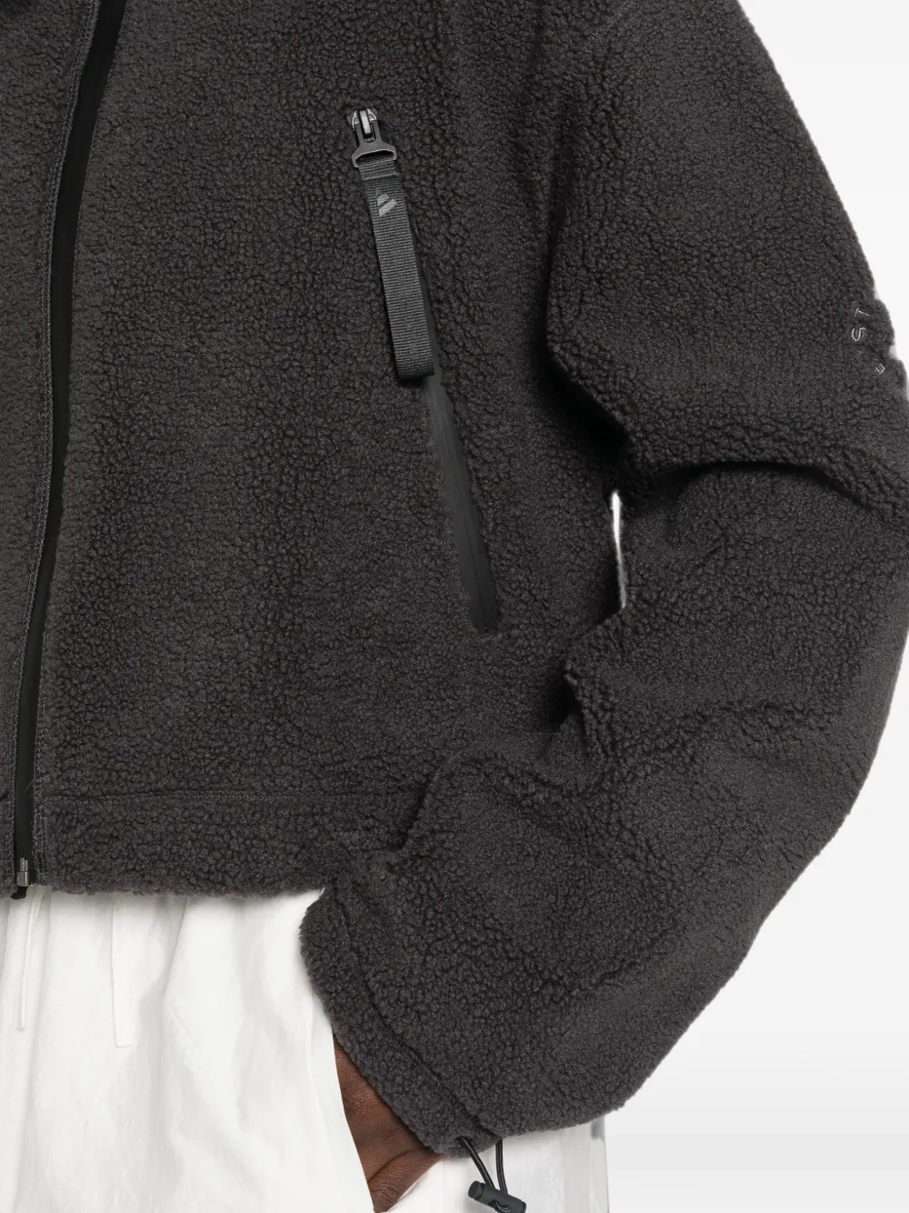 adidas x Stella McCartney fleece hoodie Grijs