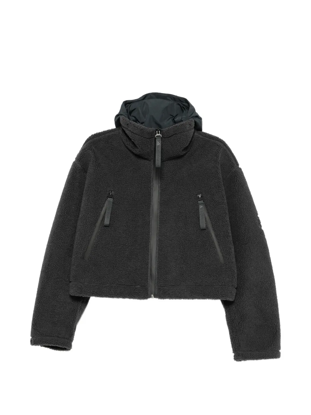 adidas x Stella McCartney fleece hoodie Grijs