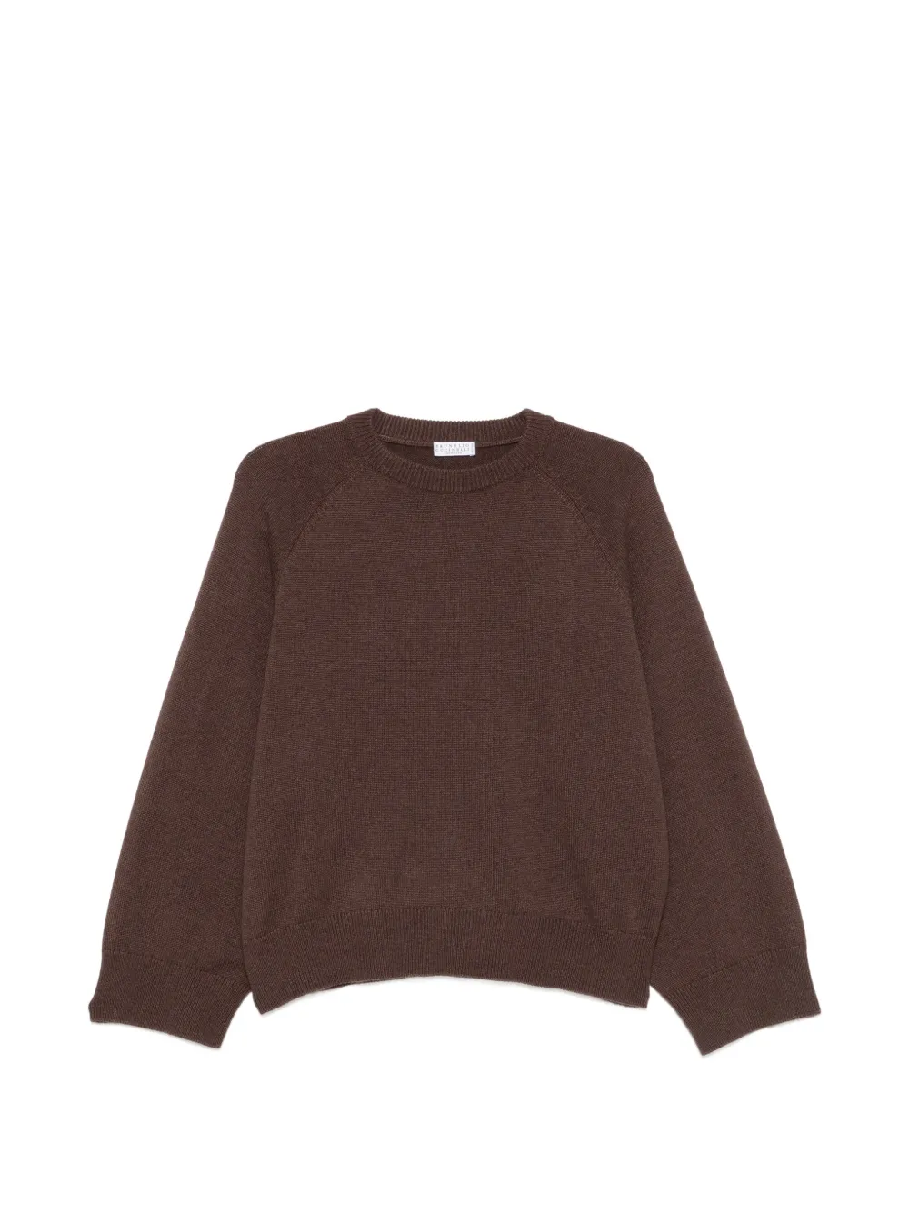 Brunello Cucinelli Maglione con maniche raglan - Marrone