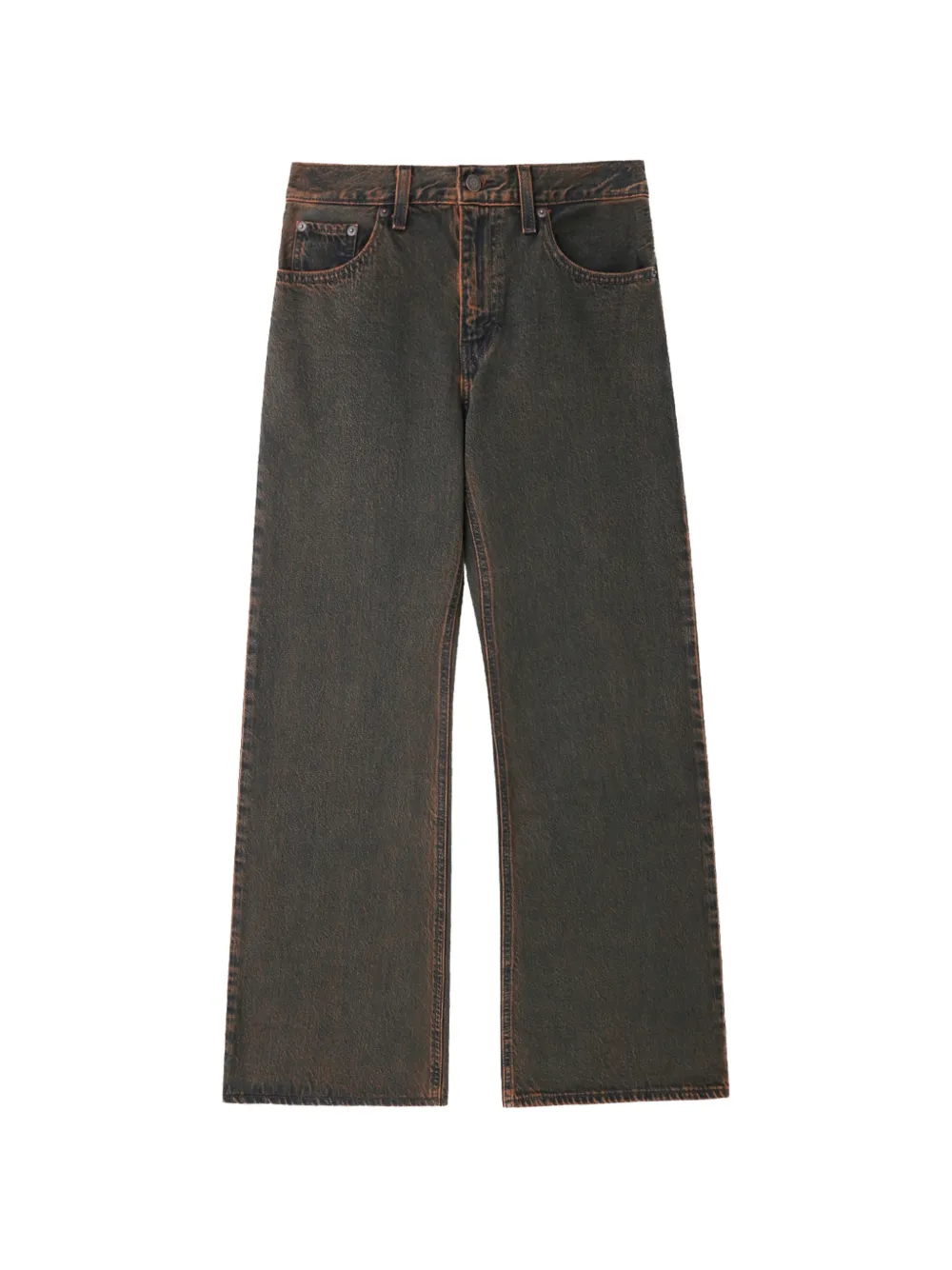 Levi's faded straight-leg jeans - Schwarz