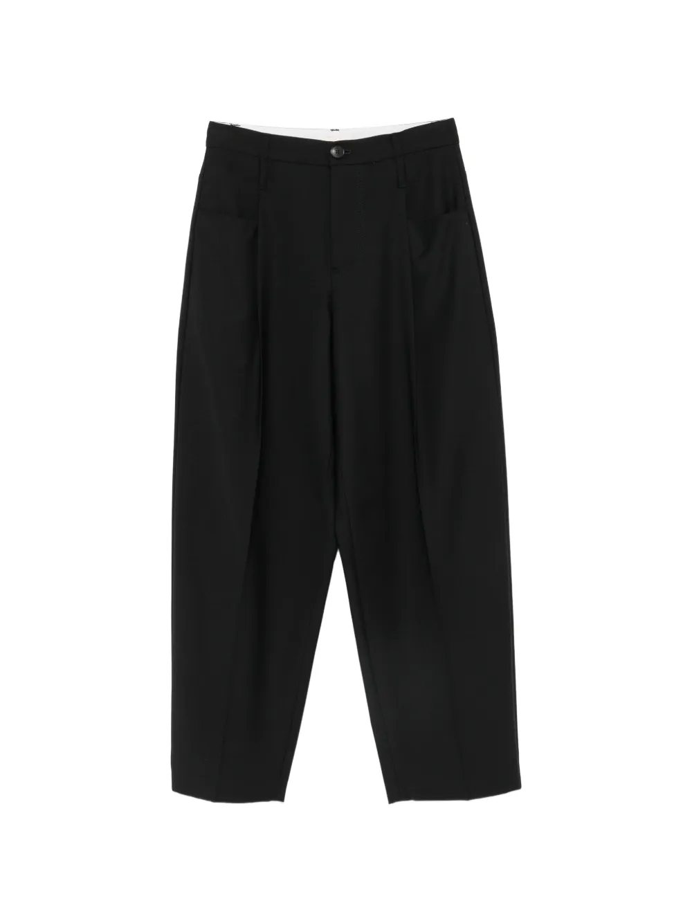 Tela pleated-detail cropped trousers