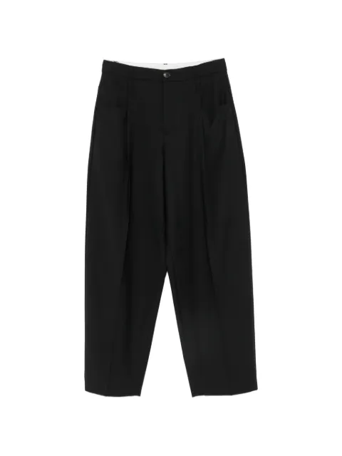 Tela pleated-detail cropped trousers