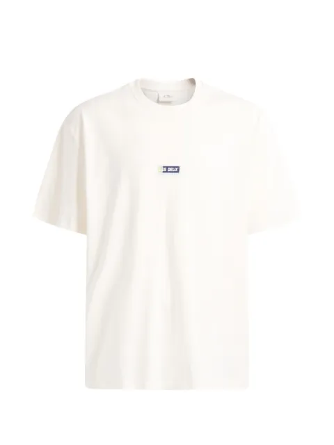 Les Deux Chase Sport logo-patch cotton T-shirt