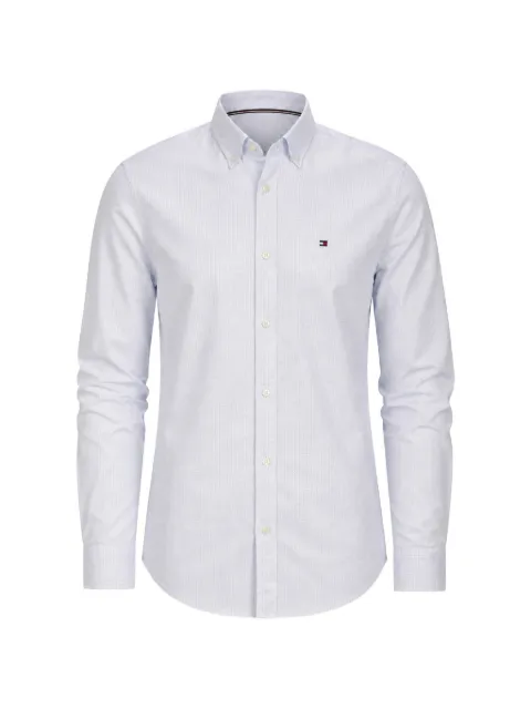 Tommy Hilfiger embroidered-logo button-down shirt