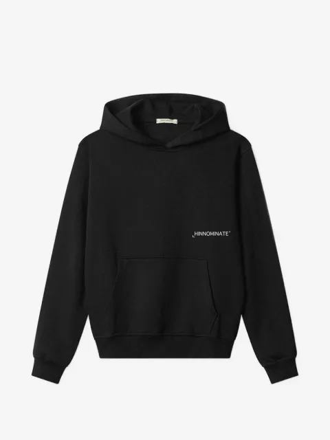 HINNOMINATE logo-print pouch-pocket hoodie