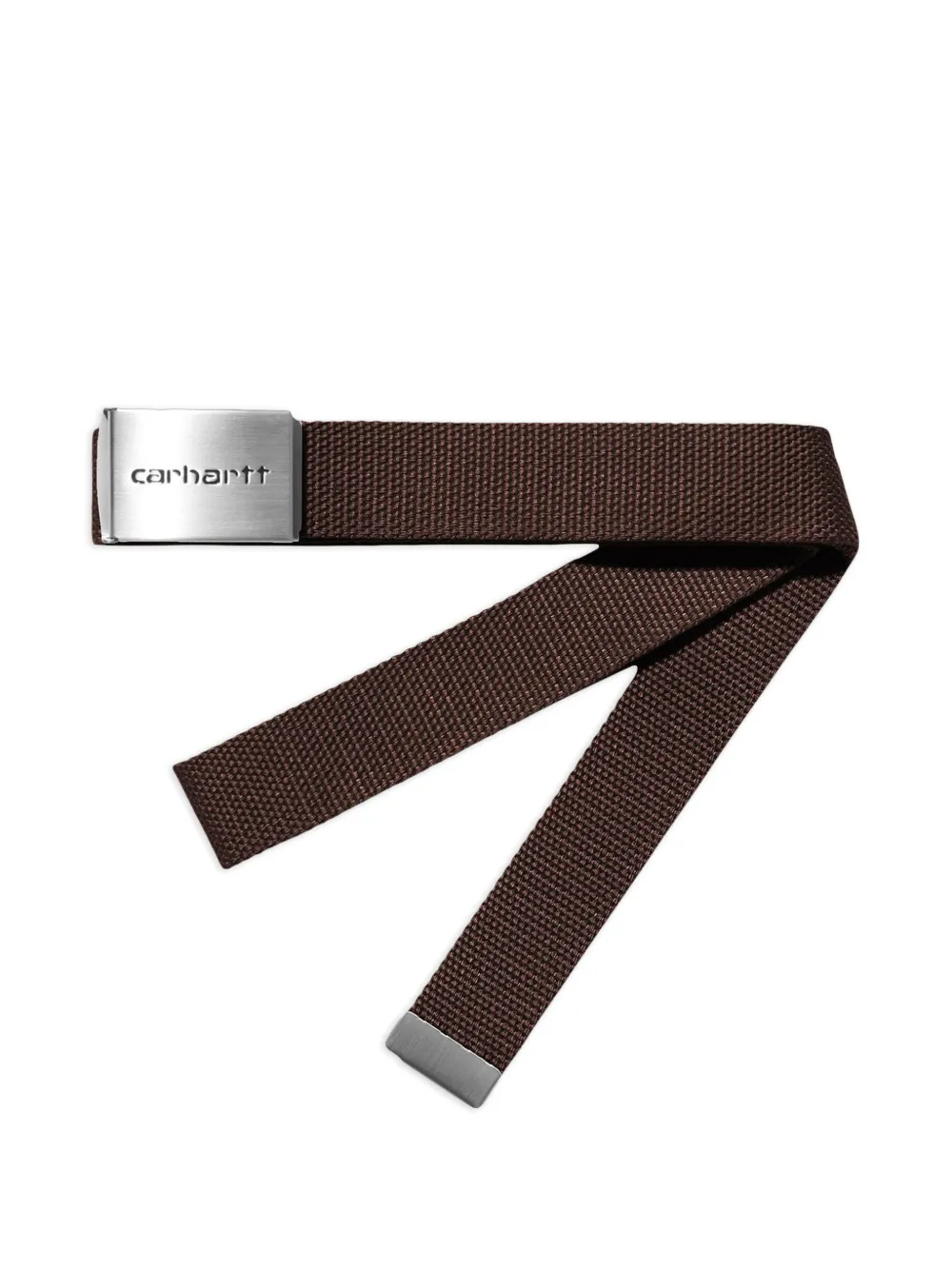 Carhartt WIP Cintura Clip Chrome - Marrone