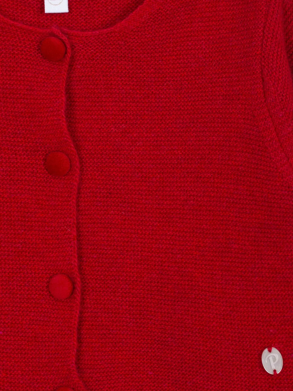 Patachou Vest met ruches afwerking Rood