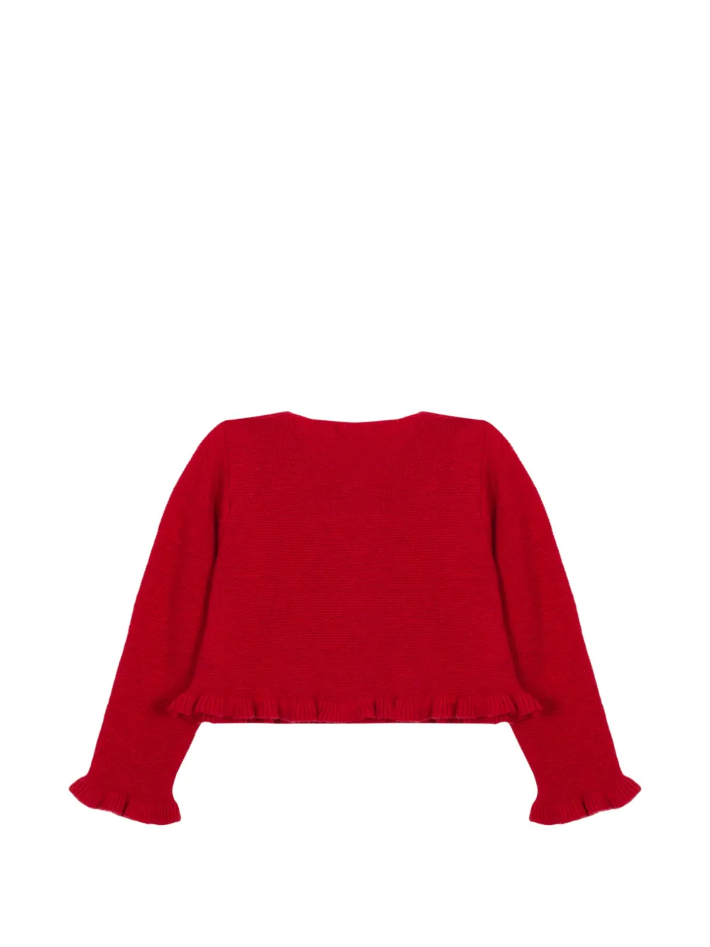 Patachou Vest met ruches afwerking Rood