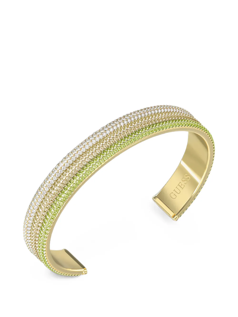 GUESS USA Essenza pavé-cuff bracelet - Gold