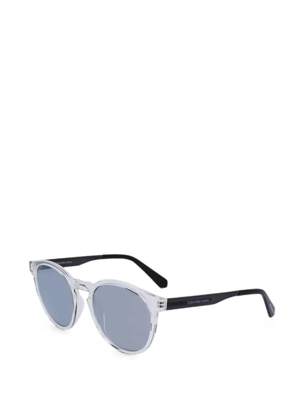 Calvin Klein Jeans Zonnebril met rond montuur Beige