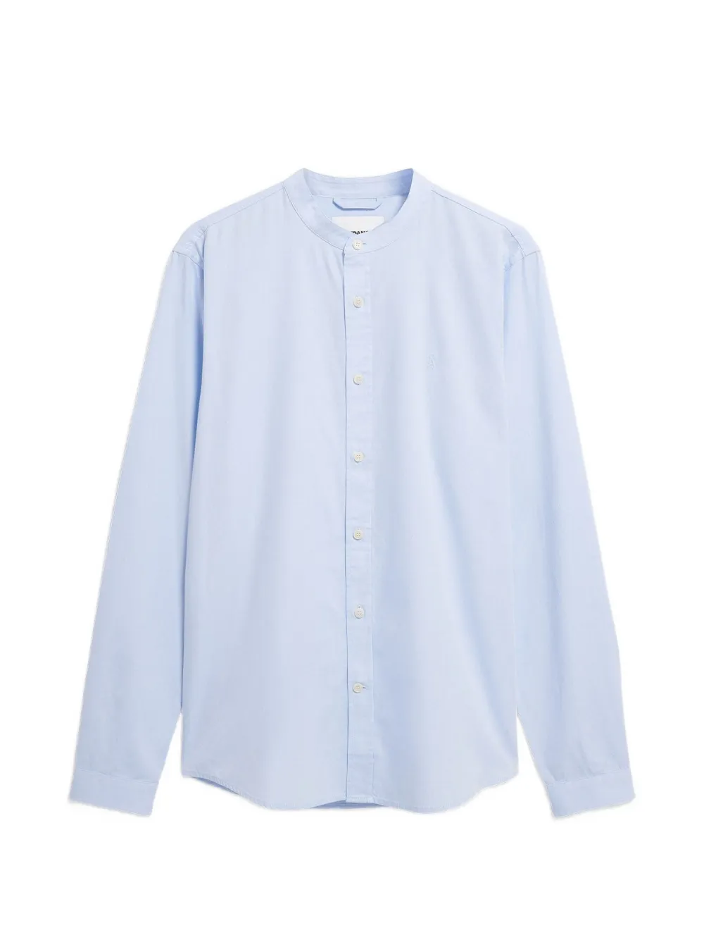 ARMEDANGELS Camicia Tomasas con colletto alla coreana - Blu