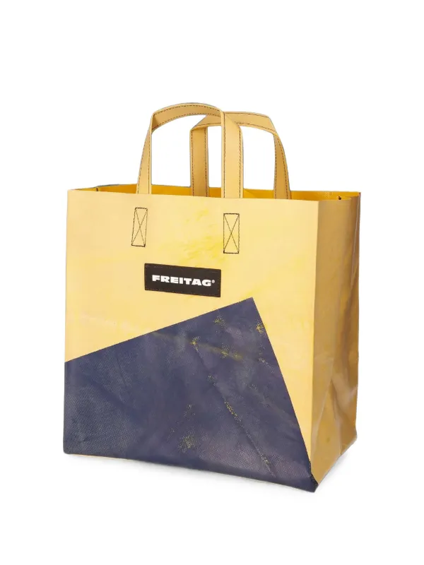 FREITAG Sonny logo-patch Tote Bag | イエロー | FARFETCH JP
