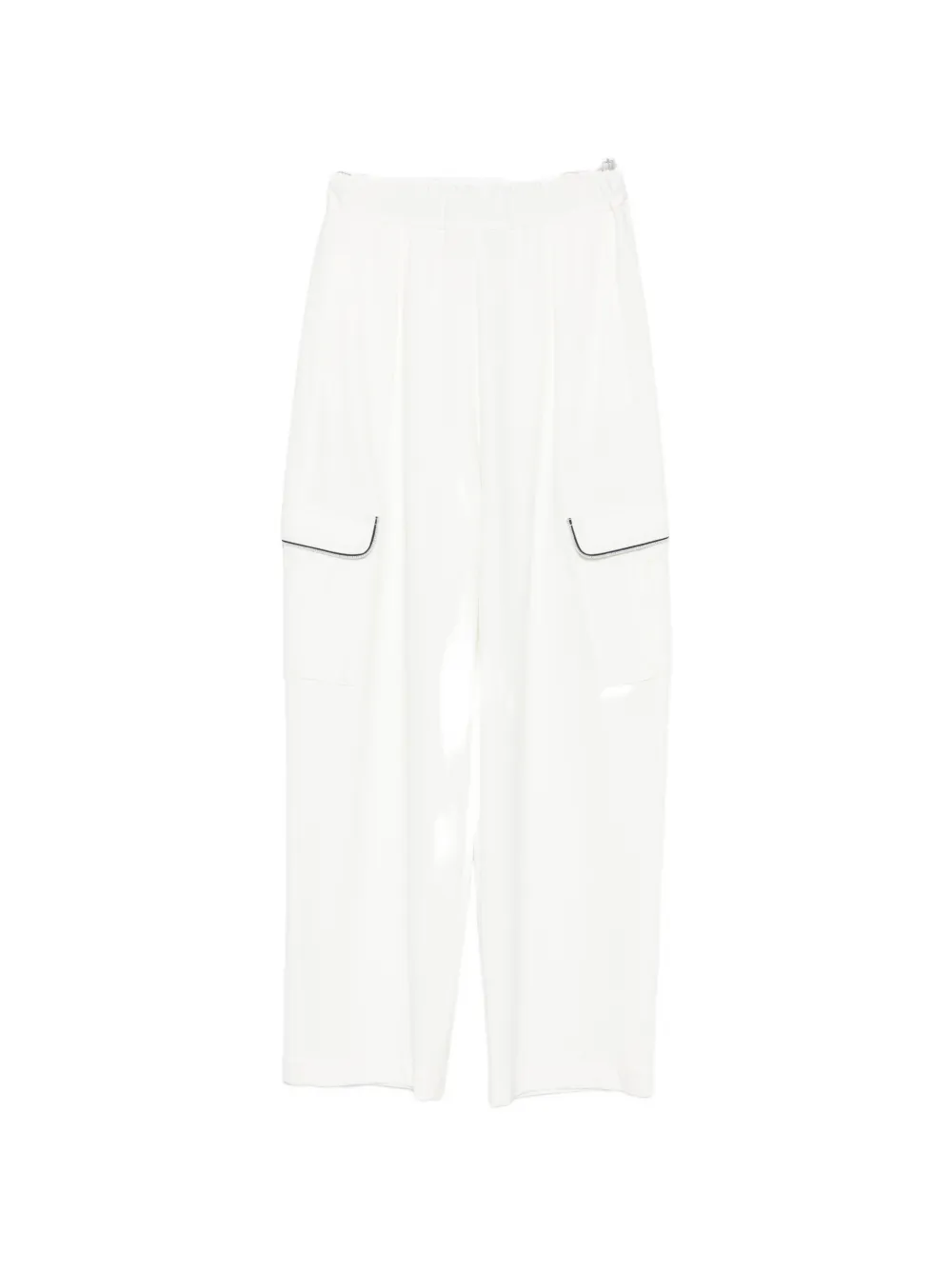 Fabiana Filippi Monili-trim Cargo Pants In Neutrals
