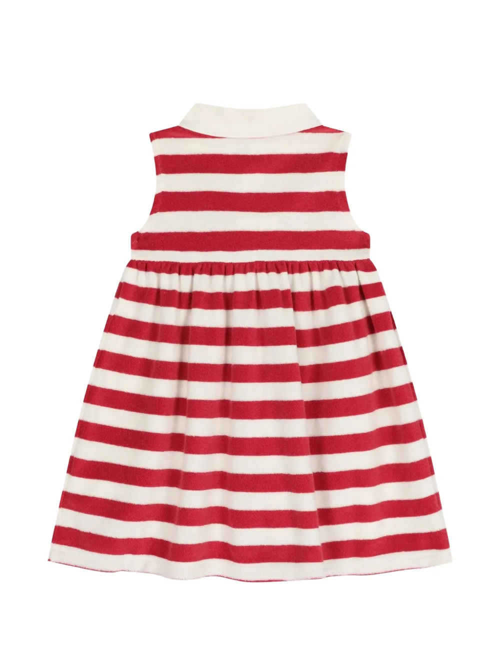 POLO RALPH LAUREN KIDS Set met gestreepte mouwloze jurk Rood