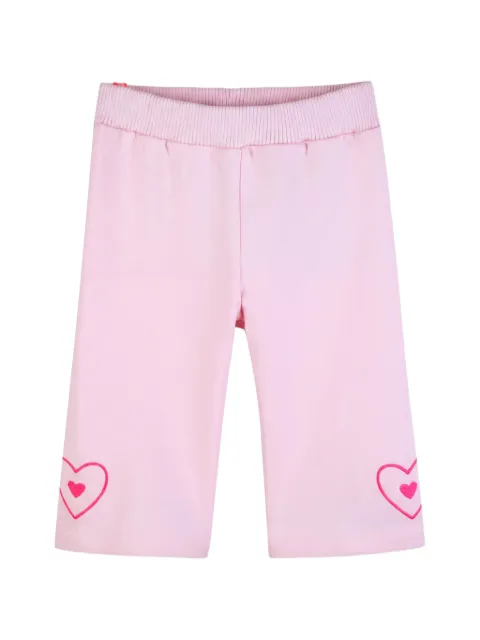 Billieblush heart-motif elasticated-waistband trousers