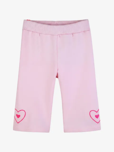 Billieblush heart-motif elasticated-waistband trousers