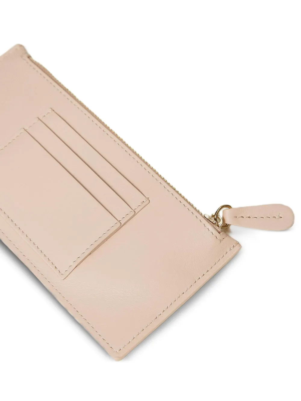 TWINSET Pasjeshouder met logoprint Beige