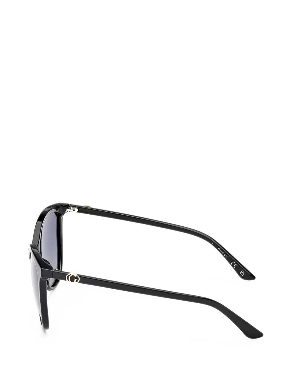 GUESS EYEWEAR Zonnebril met cat-eye-montuur en gepolariseerde glazen Zwart