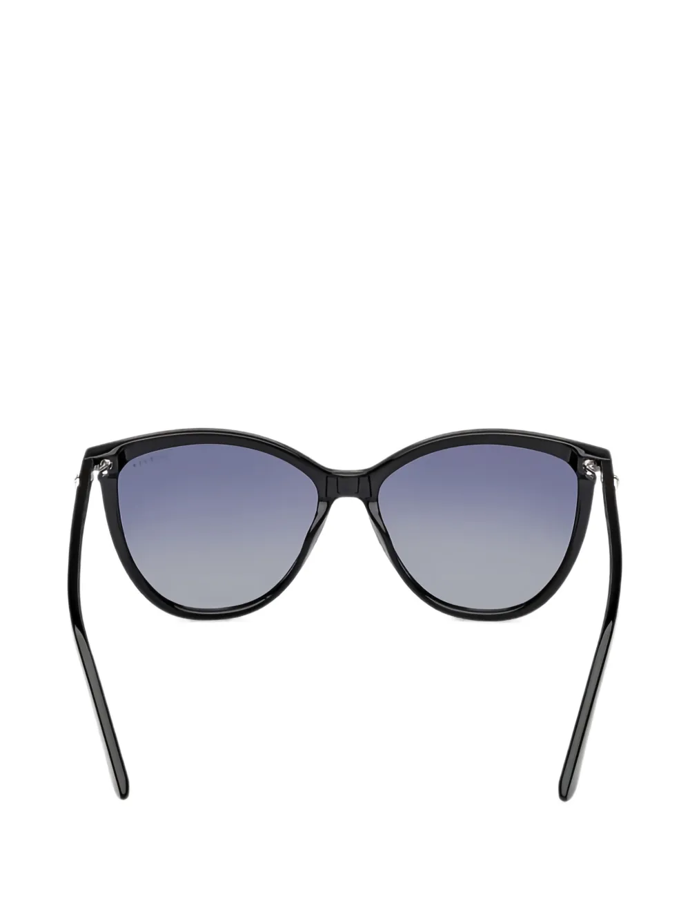 GUESS EYEWEAR Zonnebril met cat-eye-montuur en gepolariseerde glazen Zwart