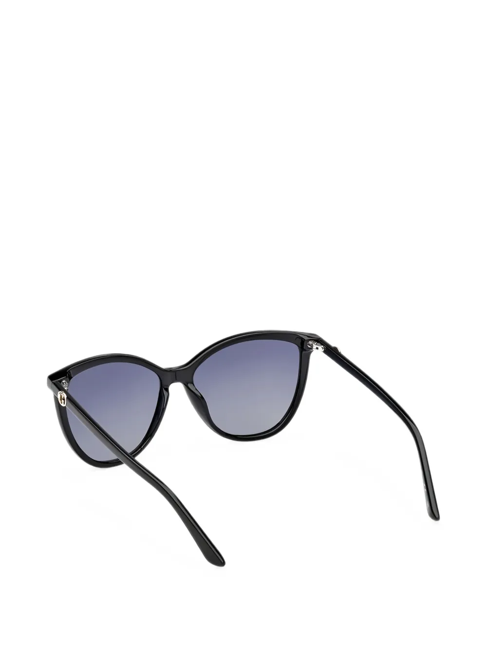 GUESS EYEWEAR Zonnebril met cat-eye-montuur en gepolariseerde glazen Zwart