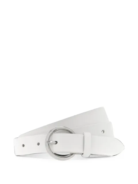 BGM LABEL round-buckle leather belt