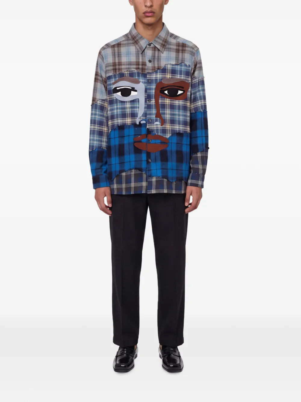 Costumein Straight plooibroek Zwart