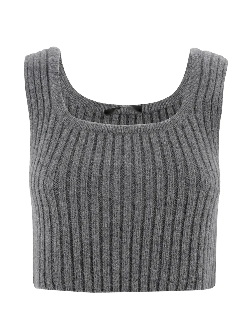 Weekend Max Mara ribbed-knit cropped top