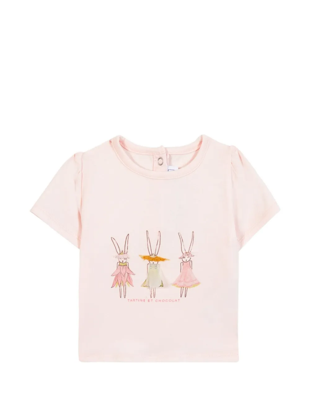 Tartine Et Chocolat graphic-print T-shirt - Rosa