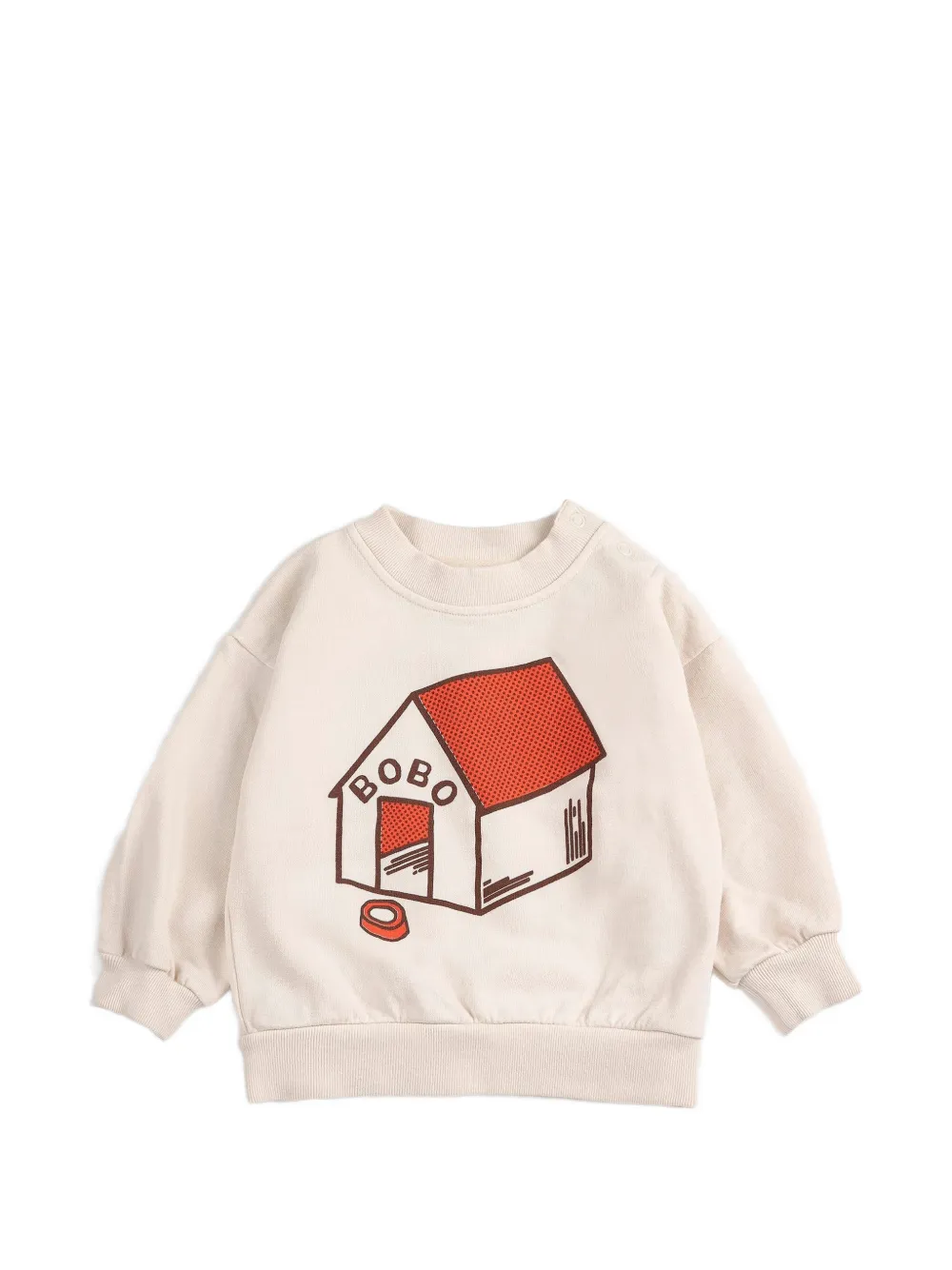 Bobo Choses Pickles is at Home graphic-print sweatshirt - Bianco