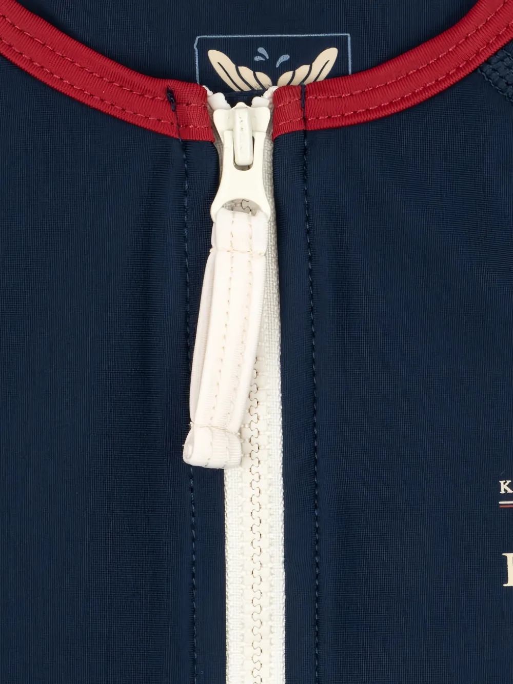 Konges Sløjd Badpak met logoprint Blauw