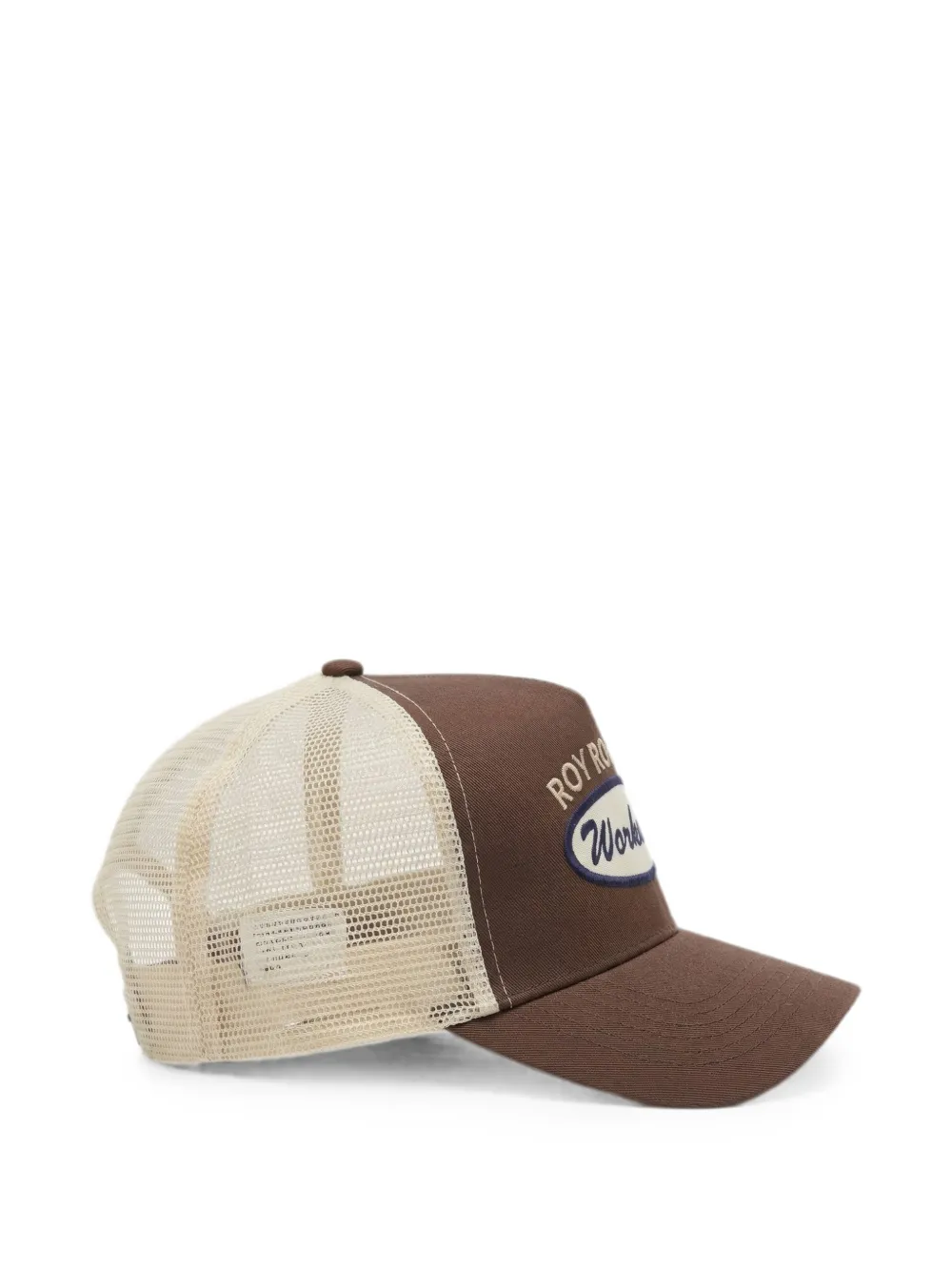 Roy Rogers Workwear honkbalpet met logopatch Bruin