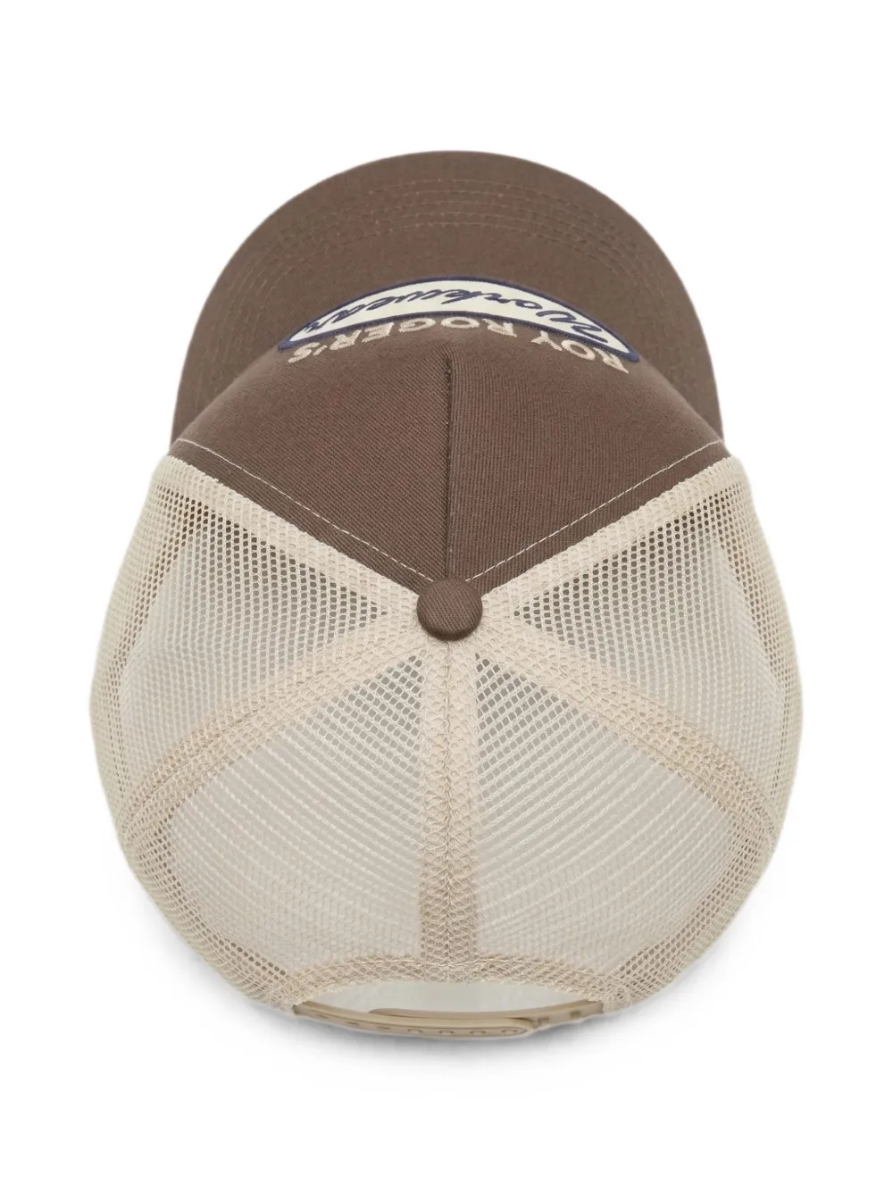 Roy Rogers Workwear honkbalpet met logopatch Bruin